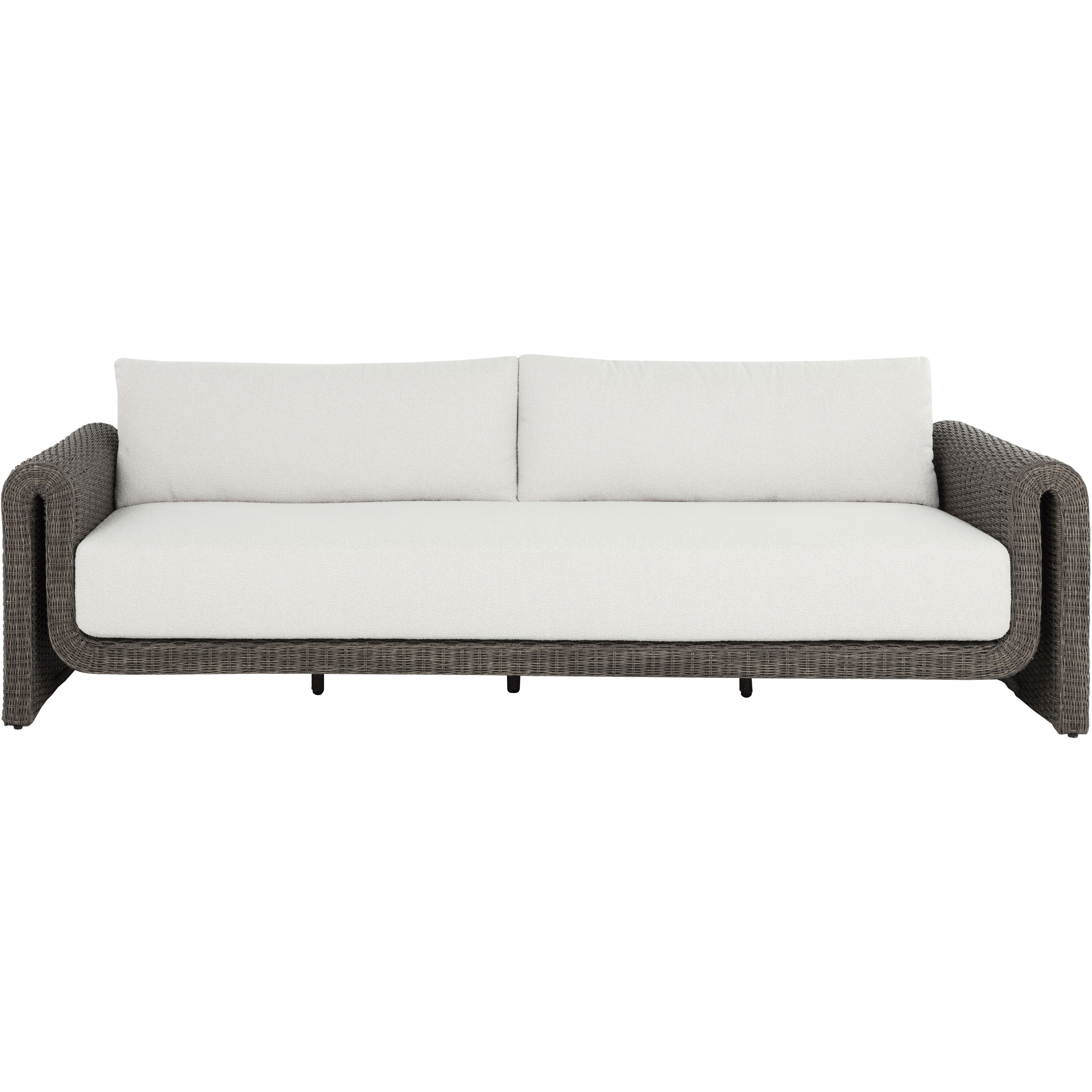 Tibi Grey / Louis Cream Outdoor Sofa